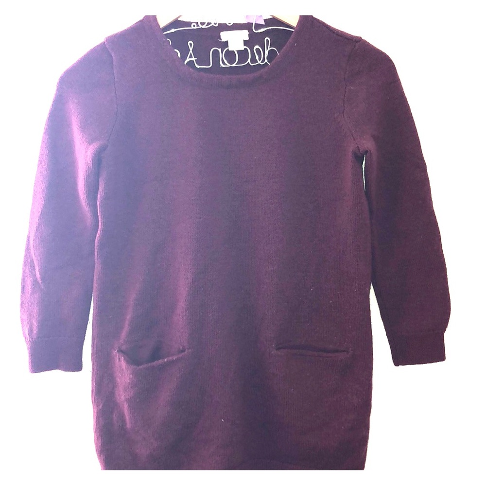 J.Crew xxs maroon sweater